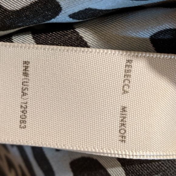 NWT Rebecca Minkoff Skirt | Light-blue Leopard Skirt 0 - Picture 4 of 8